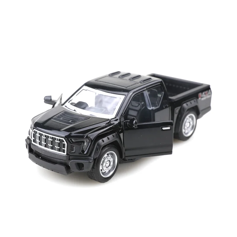(Einzelverpackt) 1/36 Maßstab Replik F150 Offroad-Pickup-Truck, Druckgussmetall, Spielzeug für Jungen, Rückzugsfunktion, Bestes Geschenk und Präsent. – Detail 5