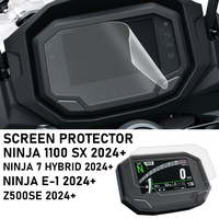 2025 Ninja 1100SX Scratch Cluster Screen Dashboard For Kawasaki Ninja 1100 SX Ninja 7 Hybrid Ninja E-1 Z500 SE Instrument Film