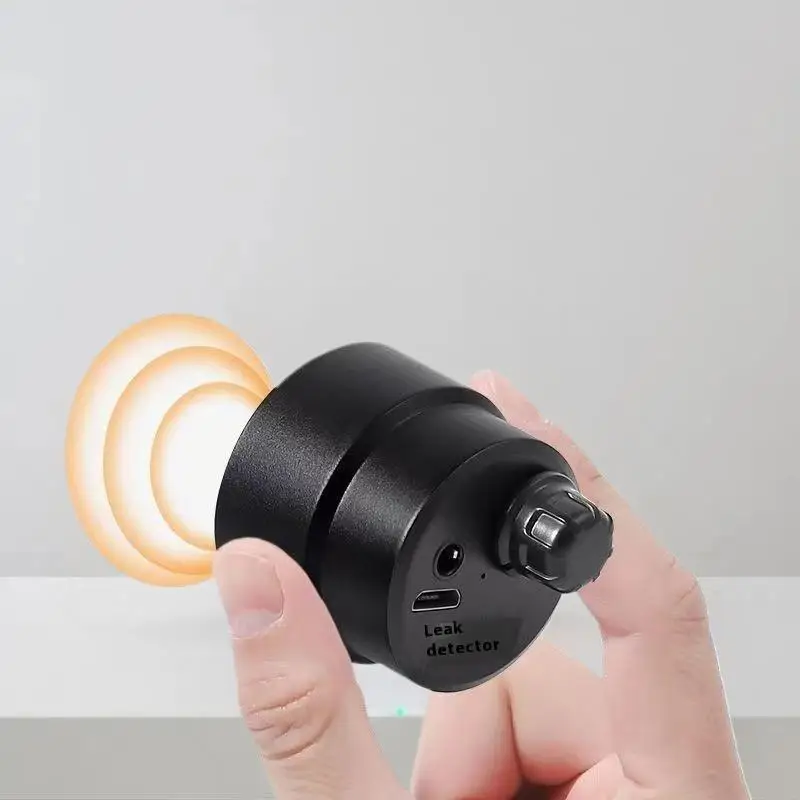 1 مجموعة المياه الاسمنت أنابيب الصلب جدار ميكروفون الاستماع كاشف جدار الأنابيب تسرب الاستماع كاشف اللاسلكية 12mA عالية القوة