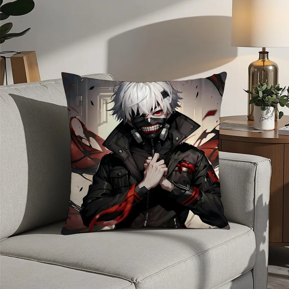 Anime Tokyo G-Ghoul K-Kaneki Ken Pillow Case Plush Fabric Soft  Pillowcase Double Sided Print Cushion Cover Household Gifts