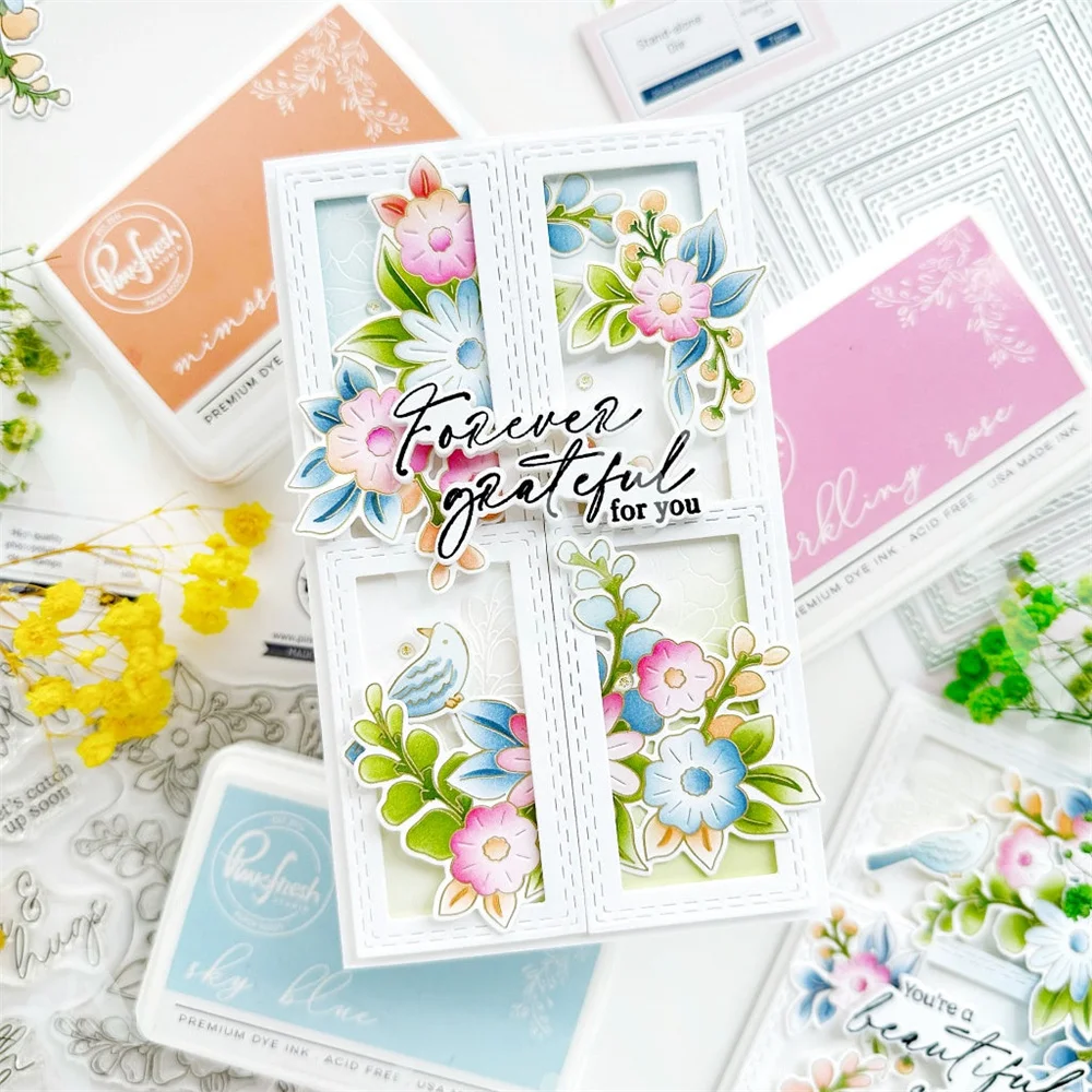 Dzbanek na herbatę i uściski Metalowe matryce do wycinania Zestaw znaczków i szablonów Scrapbooking DIY Papierowe karty do wytłaczania Materiały rzemieślnicze