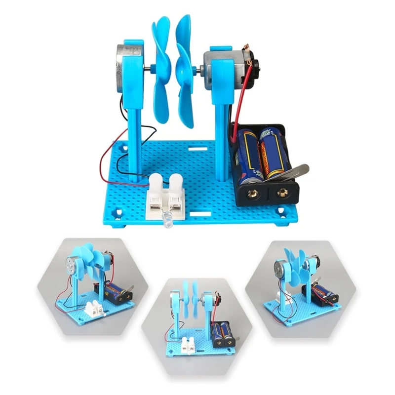  Kids Science Toy Wind Power Model Kits Science Experiment Kits for Classroom