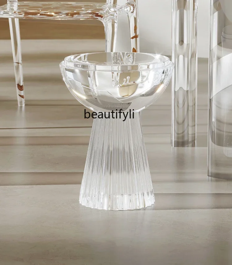 

LXModern minimalist designer of household acrylic seat, transparent edge of living room sofaSSS