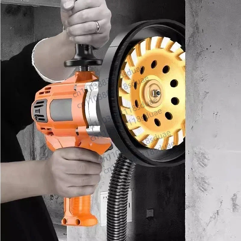 

High-Power Concrete Grinder Cement Multi-Function Rough Grinder Polishing Machine Wall Flooring Splicing Cement Grinder 220V