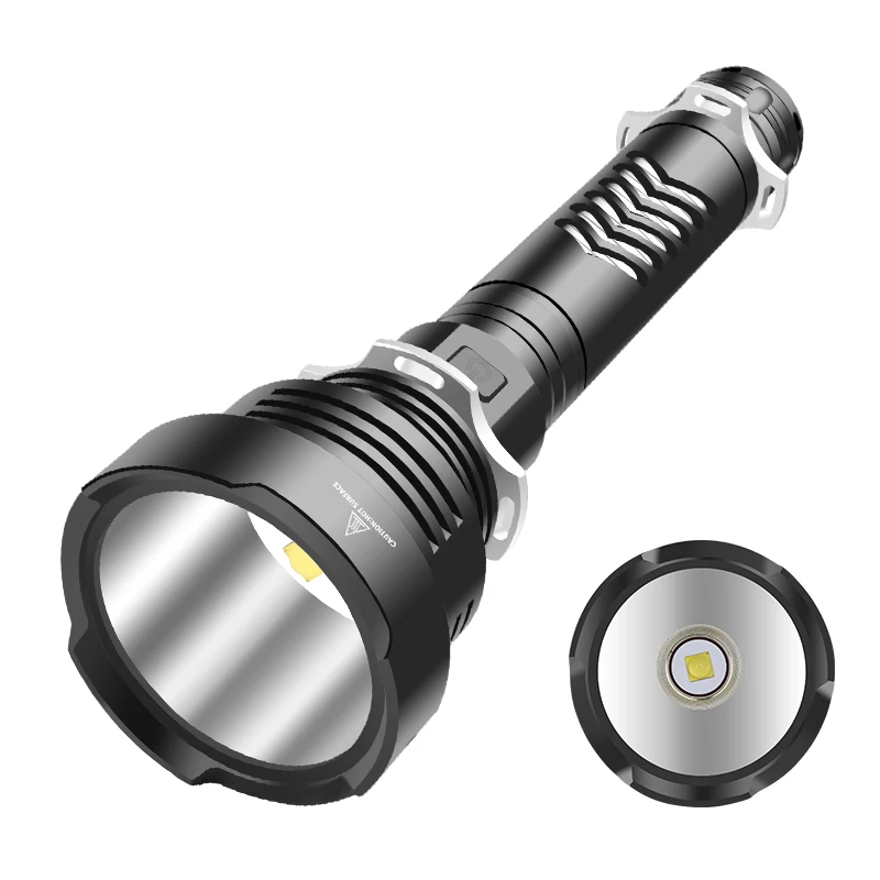 

Led Flashlight 3000 High Lumen XHP90 1000m Long Range USB Zoomable 5 Modes USB Charging Torch Rechargeable Flashlights