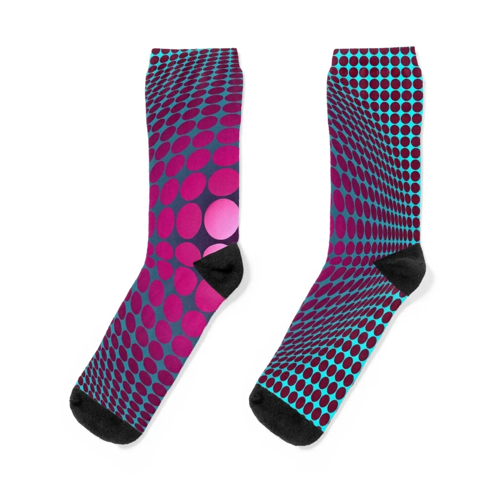 Victor Vasarely Homage 32 Socks set anti-slip Designer Man Socks Women's