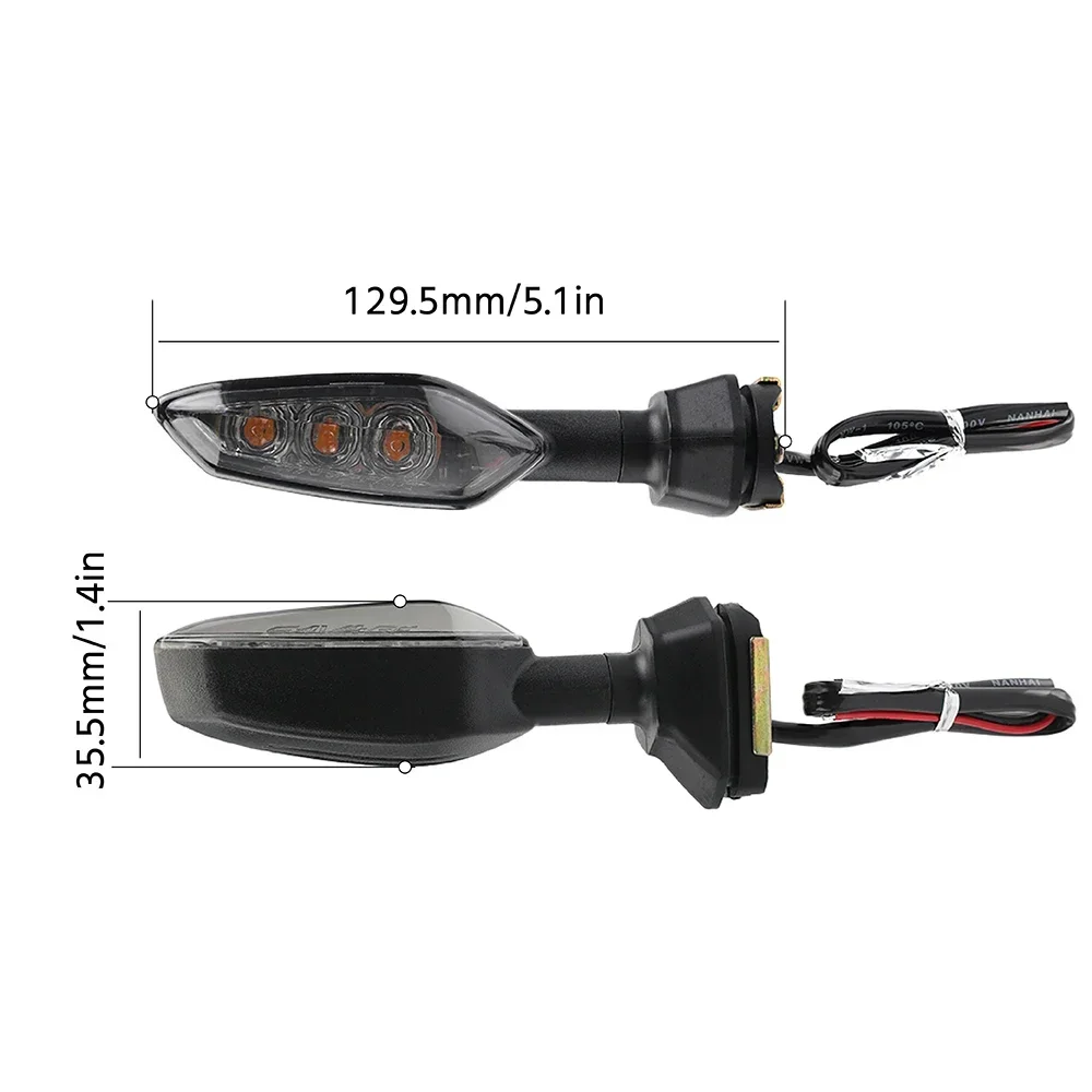 Luz indicadora de señal de giro LED para KAWASAKI Z1000 Z900 Z800 Z750 Z650 Z300 Z400 Z250 Z125 Accesorios de motocicleta Lámpara de luz intermitente