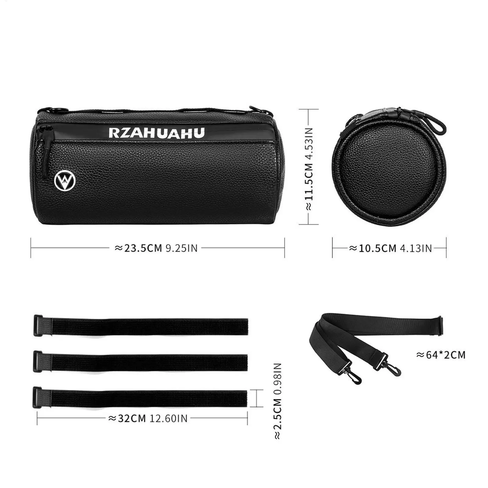 حقيبة الدراجة المقاومة للماء المحمولة للتخزين حقيبة كتف لركوب الدراجات حقيبة لفة للرجال والنساء على الطرق الجبلية والسفر وركوب الدراجات والتخييم #6