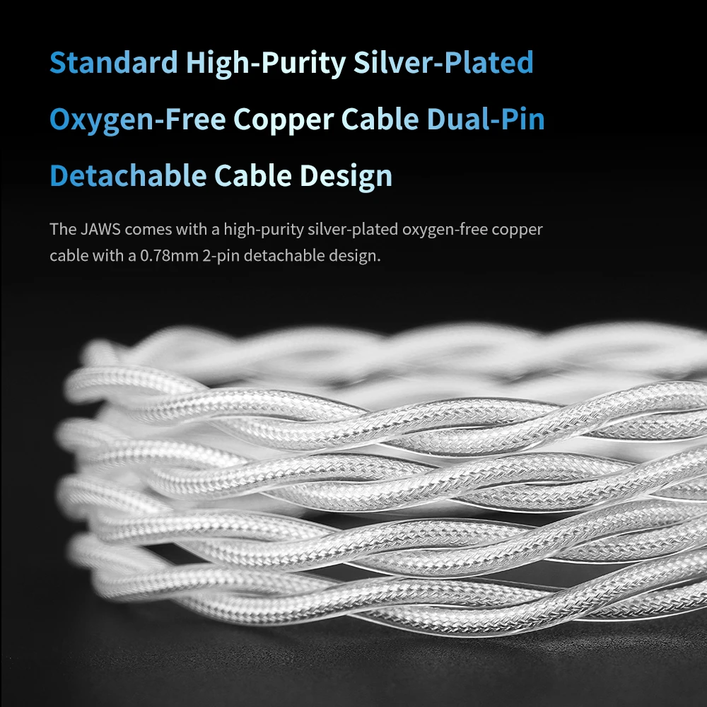 TRN JAWS سماعة مراقبة IEMs 3DD 4BA 1Planar Hybrid Drive في سماعة أذن للألعاب مع قابس USB C