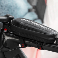 bicycle Front Frame Bag 1.0L/1.5L Top Tube Bike Bag Bike Accessories Water Resistant Bike Phone Bag for Mountain Road bicycle