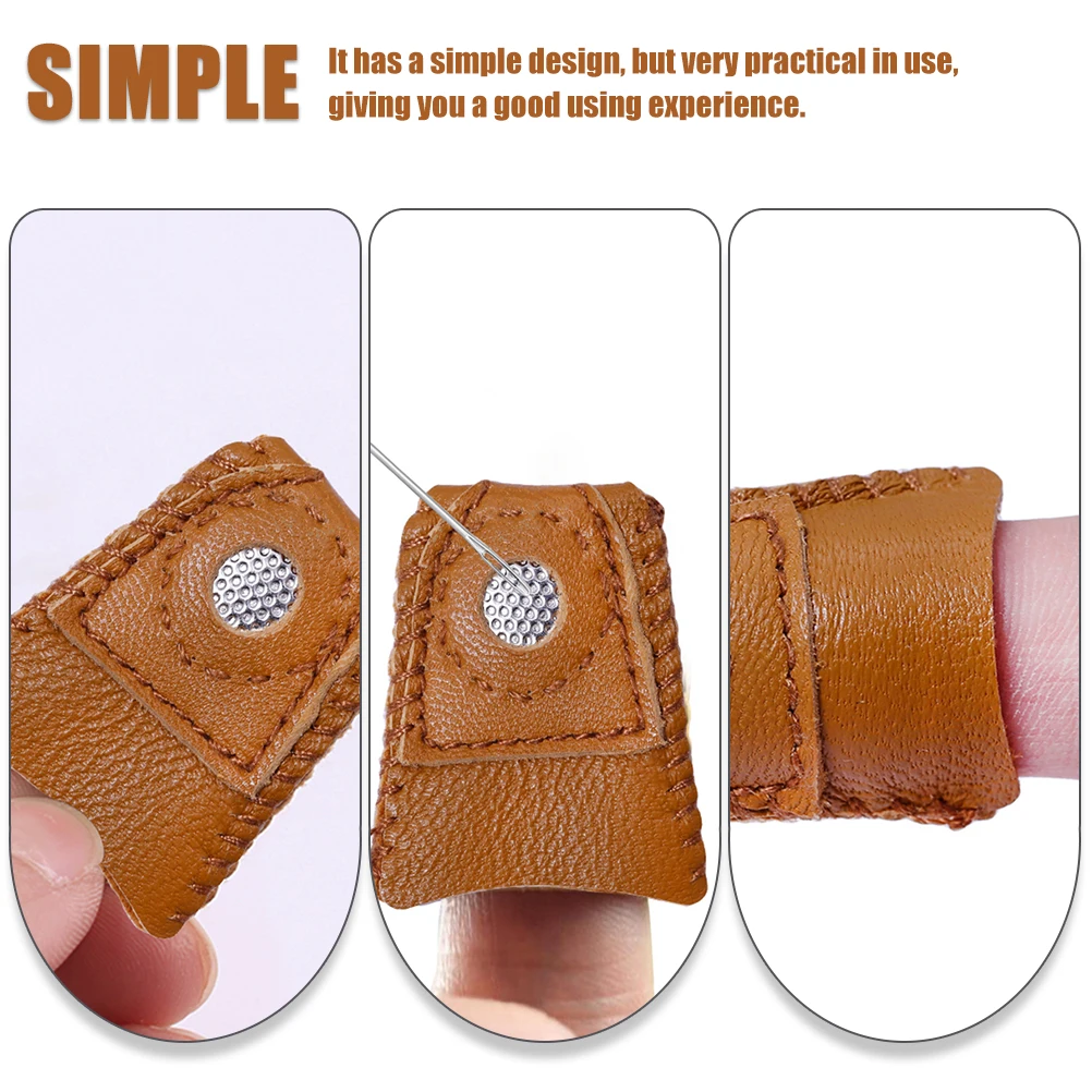 

1 Piece Finger Protector Soft Breathable Sewing Supplies for Quilting Embroidery Needlecraft Finger Sleeve Protective