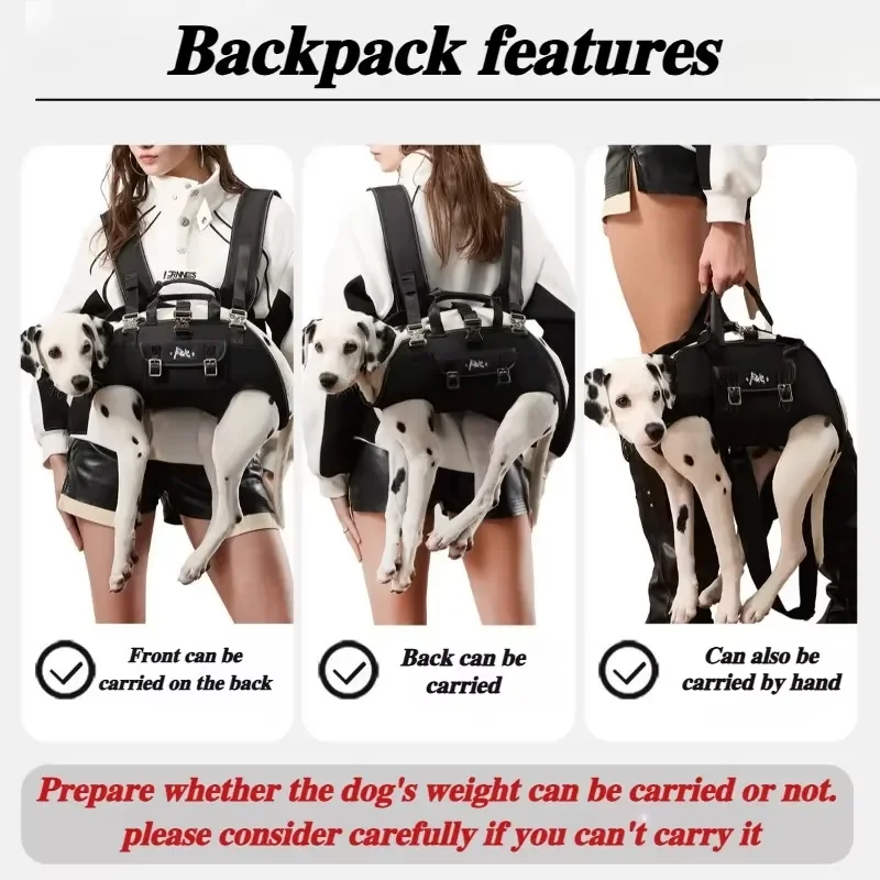 Oxford Dog Backpack Strong Bearing Capacity Pet Outdoor Portable Bags Dog Accessories Pet Supplies Comfortable Carrier for
