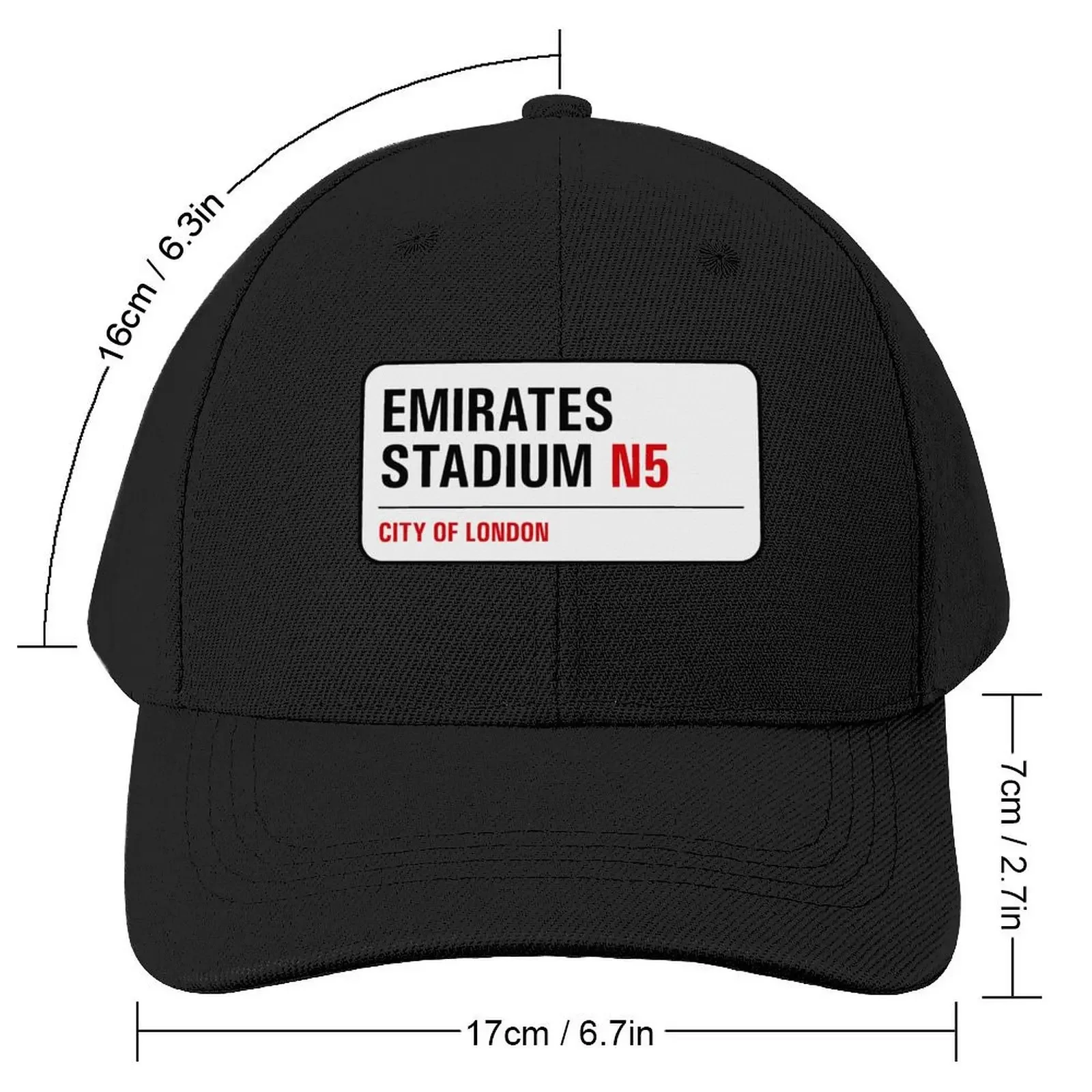 Arsenal - Emirates Stadium Street Sign Baseball Cap Winter hat Sun Hat For Children For Women Men's