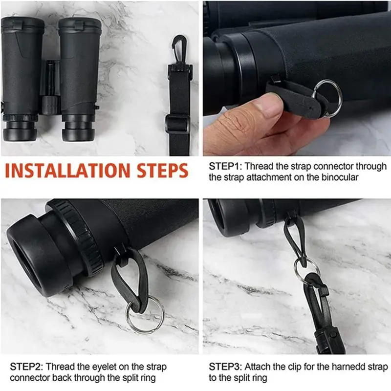 NEW HOT In Stock-1 Set Outdoor Telescope Strap Camera Elastic Strap Rangefinder Strap Sports Strap Telescope Strap