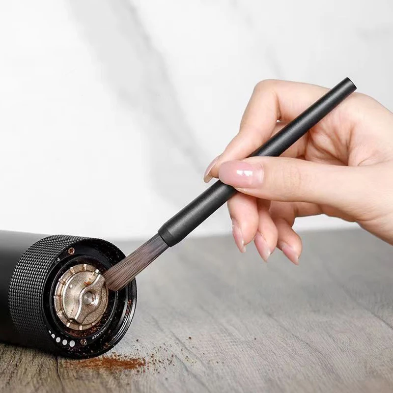 Coffee Grinder Cleaning Brush Coffee Powder Cleaning Brush Brewing Head Brush Set Barista Tools Coffee Bar Soft Bristle Brush^..