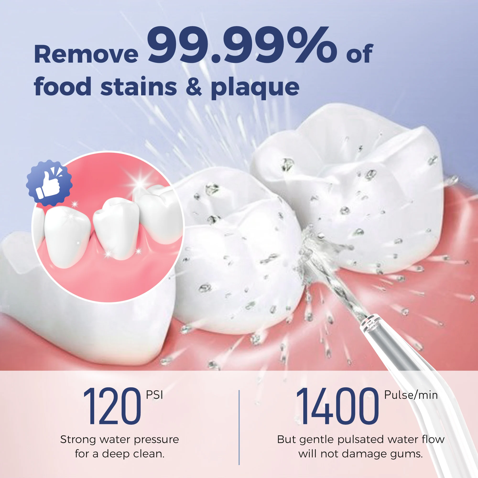 Sejoy Waterflossers voor tanden Elektrische monddouche Oplaadbare draagbare tandheelkundige 5 modi watertank 300 ml waterdichte reiniger