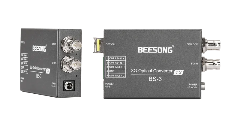 

3G SDI Fiber Converter Extender 20KM for HD Video/Tally Broadcast Television Production & Transmission