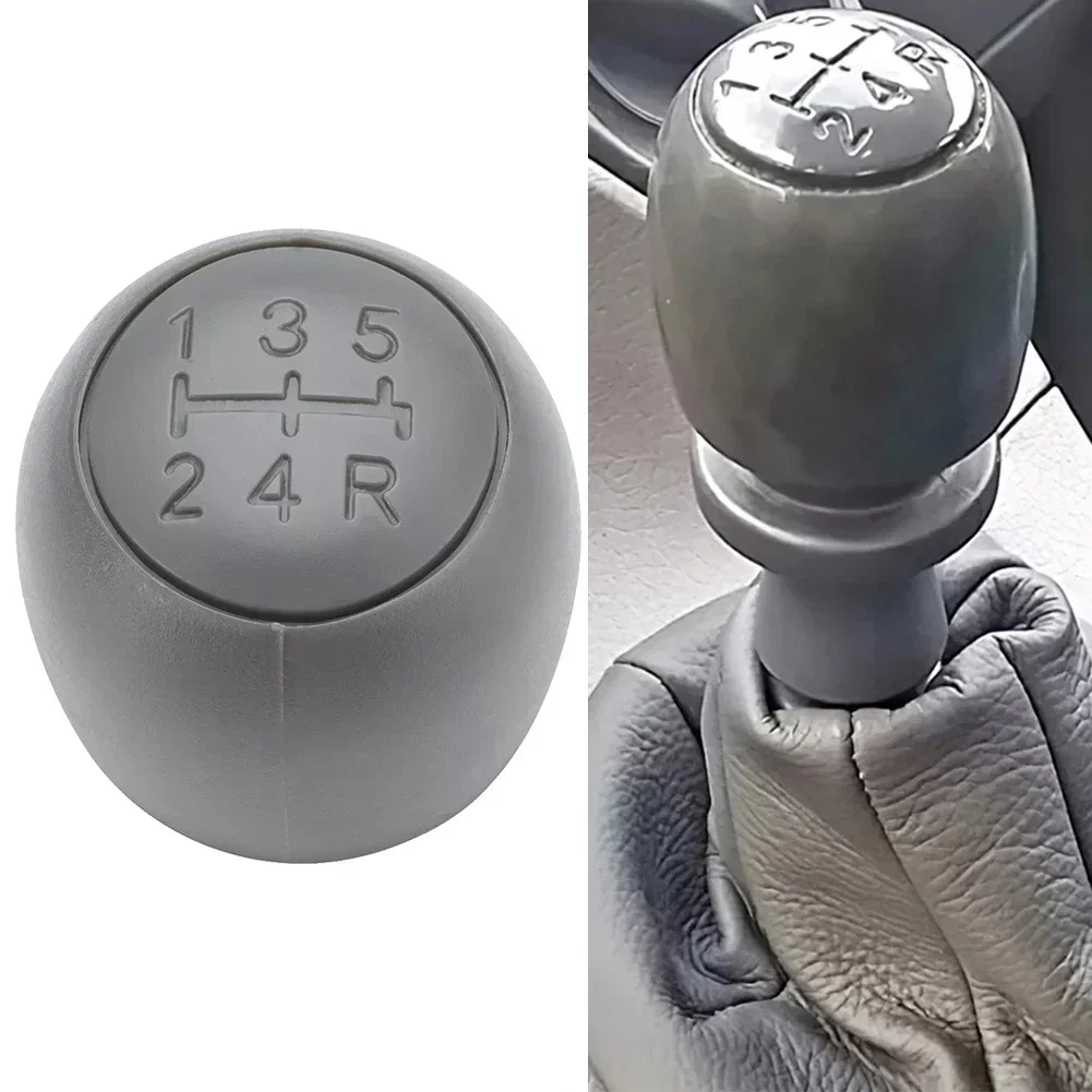 5 Speed Gear Shift Knob Cover For Fiat FOR Panda 169 2003-2011 Gear Stick Knob Cap Auto Gear Shift Lever Lid Trim