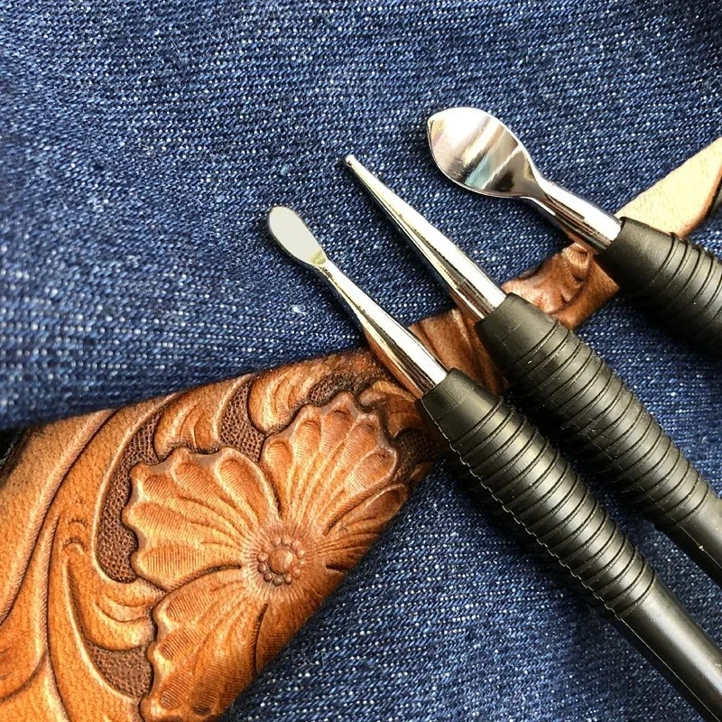 American Style Leather Carving Tool, Press Stylus for Scribing, Shaping & Pattern Tracing, DIY Leather Craft Accessory