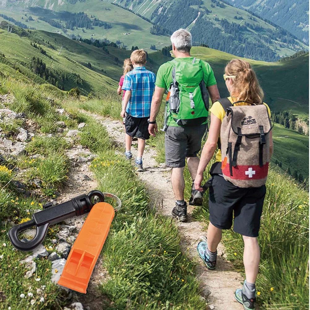 

10Pcs Portable Emergency Whistle Outdoor Safety for Hiking Camping Kayaking Swimming Compact Design