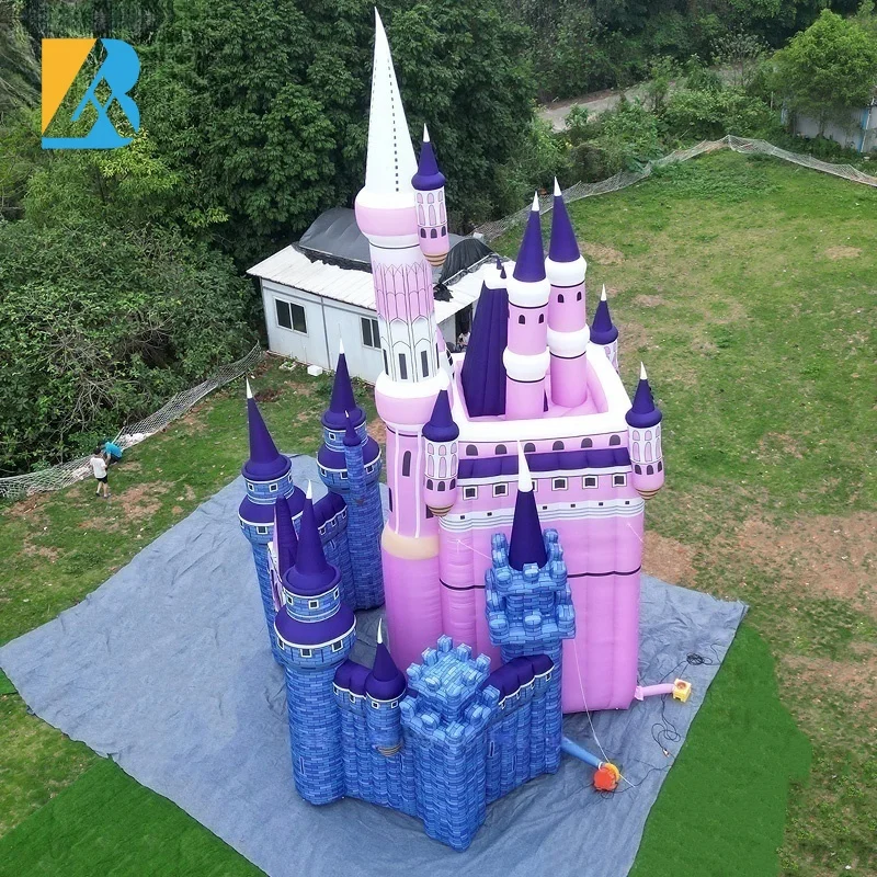 Custom Built 15 Meters Height Huge Inflatable Citadel Castle for Event Decorations Toys