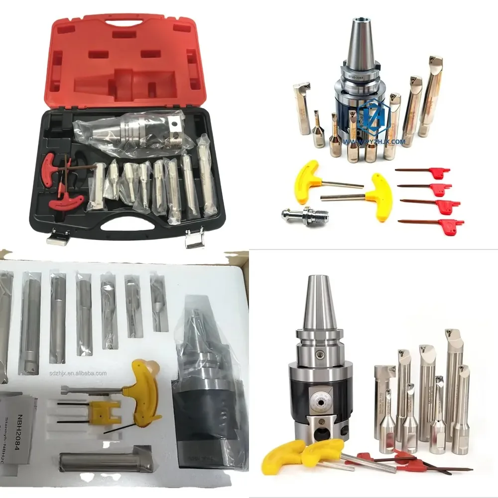 NT40 Micro Boring Head Set NT40 NBH2084 Boring Tooling Holder with M16 Thread