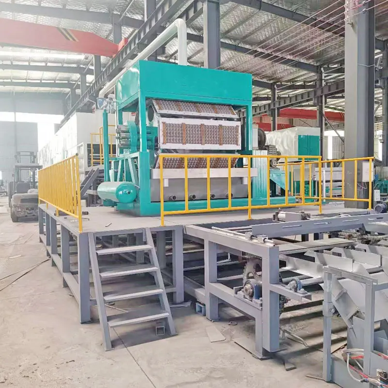 Starter YG-1000 Egg Tray Making Machine 1000pcs/h 3x1 Automatic Paper Pulp Forming Equipment for Home Business