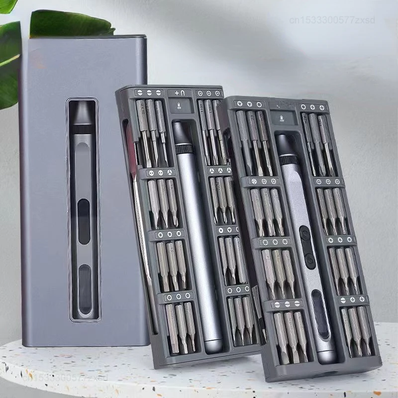 Imagem -02 - Xiaomi Precision Conjunto de Chave de Fenda Elétrica tipo c Chave de Fenda sem Fio de Carregamento Rápido Ferramenta Elétrica Doméstica Silenciosa e Durável