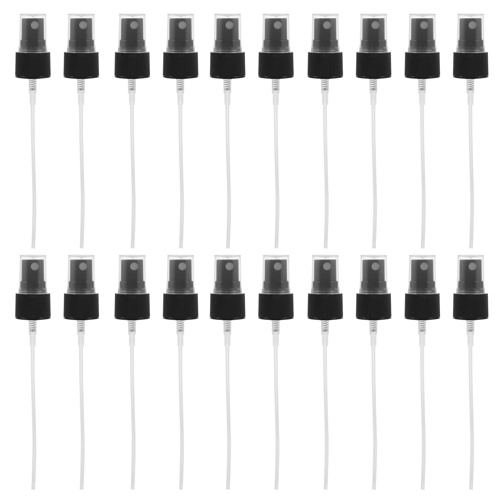 

20 Pcs Spray Bottle Pump Head Essential Oil Spary Black Perfume Sprayer Sparyer Accessories Travel