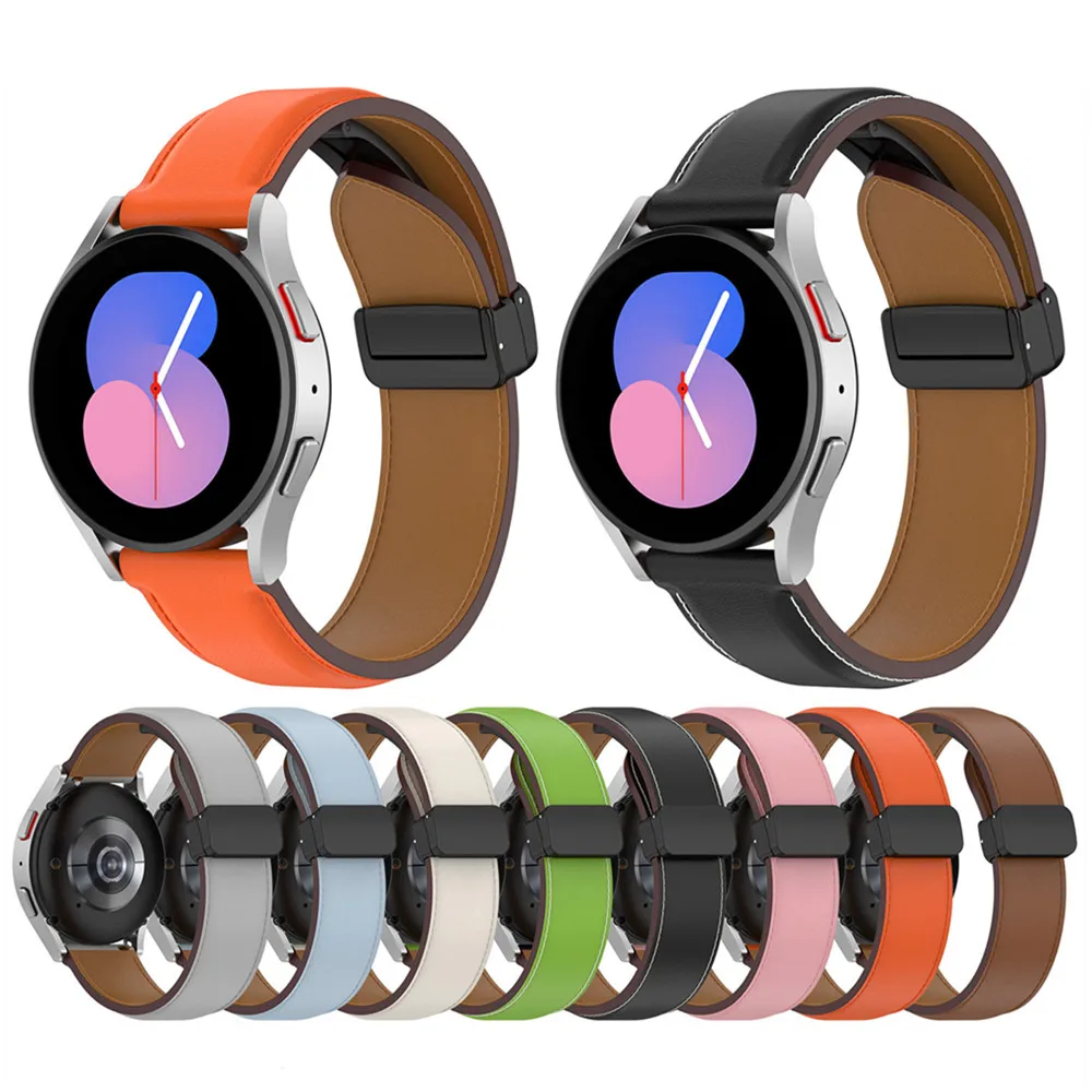 접이식 마그네틱 버클 범용 시계 밴드, 삼성 갤럭시 워치 7 FE 시계 스트랩, 패션 피질 교체