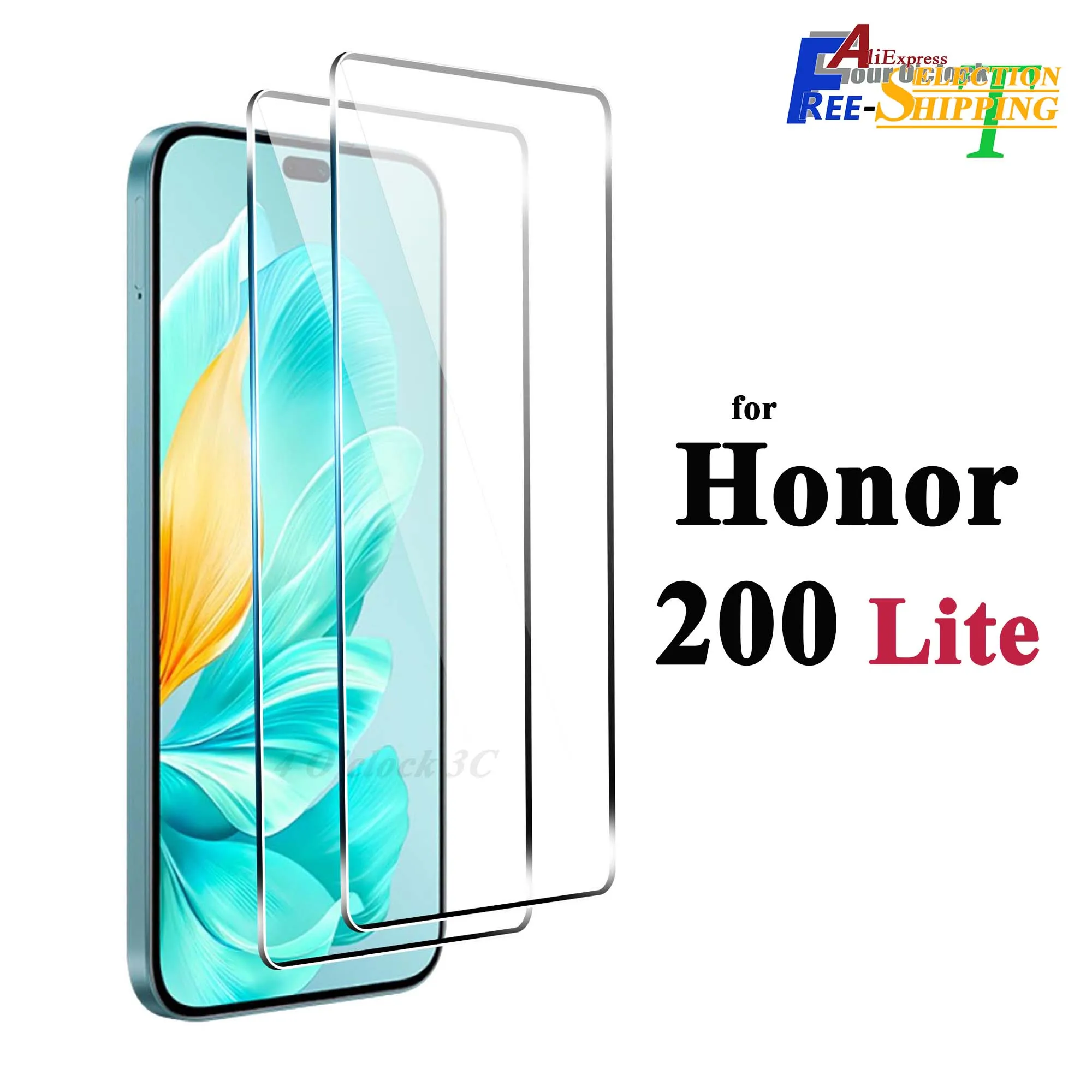 

For Honor 200 Lite Tempered Glass Screen Protector Crystal 9H Protective HD Clear Scratch Resistant
