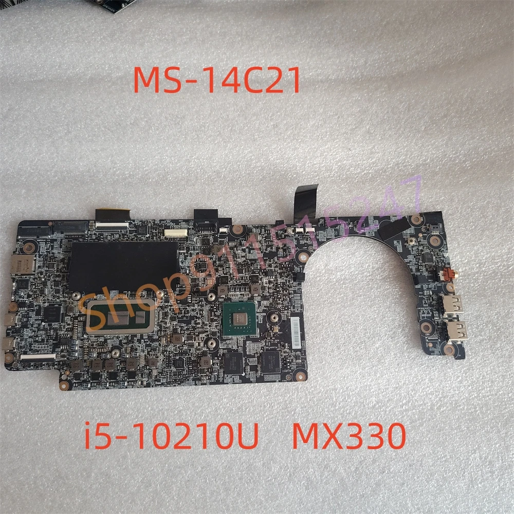 

For Msi Prestige 14 A10RC MS-14C21 ms-14C2 Laptop Motherboard with SRGKZ i5-10210U CPU N17S-G3-A1 MX330 100% Works Perfectly