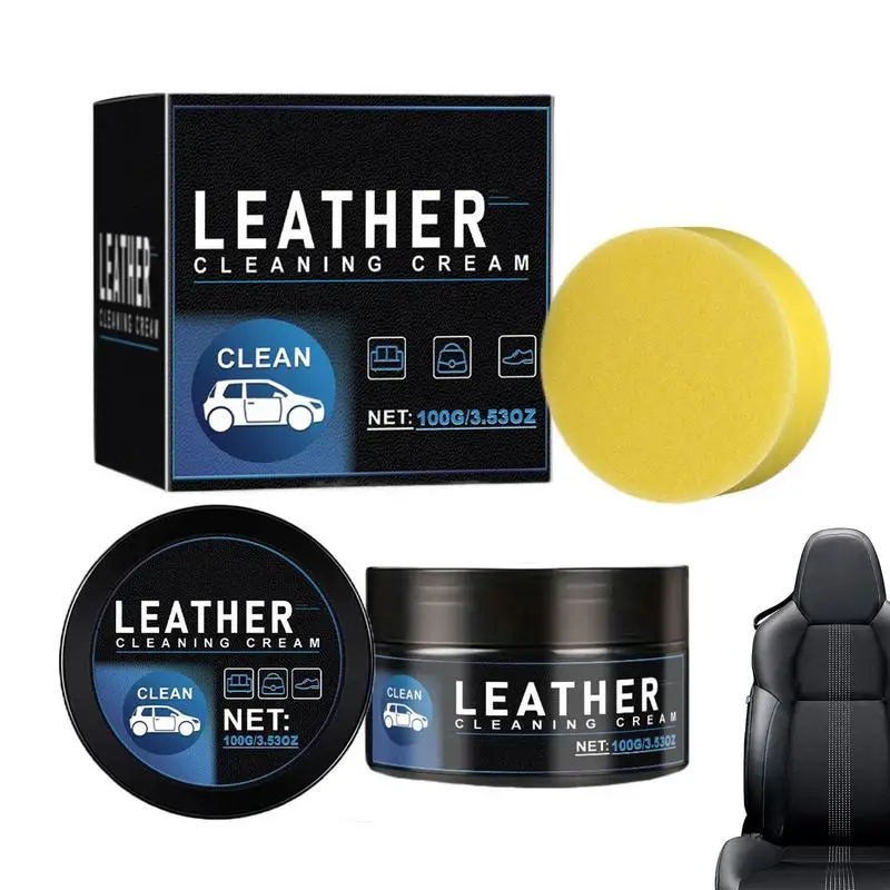 Leather Conditioner For Couch Leather Repair Kit For Furniture Leather Refurbished With Sponge Leather Shoes Polish Conditioner