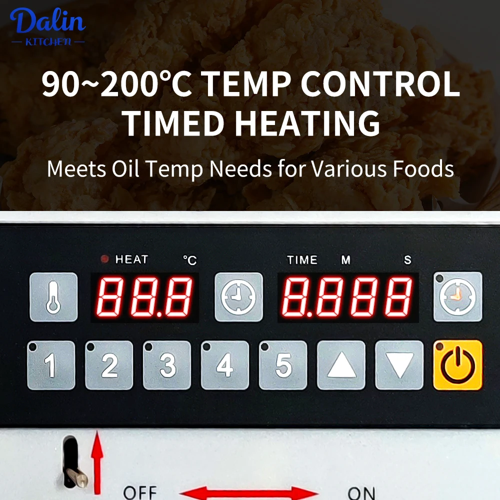 Commercial Food Truck 16L  Pressure Fryer with Automatic Timer Henny Penny Fast Food Stainless Steel Fryer Machine view 4