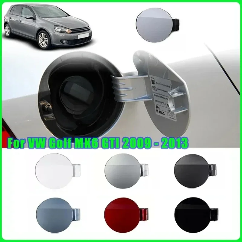 1PC for VW Golf MK6 GTI 2009 2010 2011 2012 2013 Fuel Gas Tank Filler Door Lid Cover Flap Cap 5K6809857C GRU Unprimed Black Red view 5