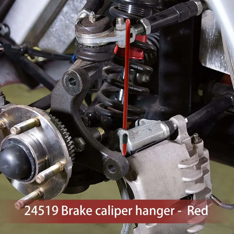 Picture 6: Car Brake Caliper Hooks Auto Brake Caliper Hangers Hooks with Rubber Tips Universal Tools for Brake Bearing Axle Suspension Work