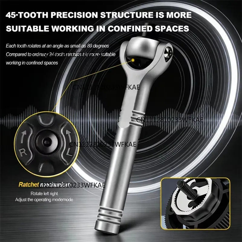 40 in 1 Multi-Function Ratchet Screwdriver Kit with Magnetic Bits – Mini Repair Tool Set for PC iPhone Home Use