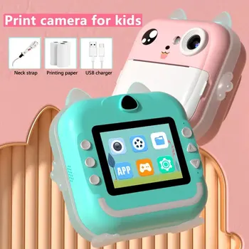 Children Kids Camera Instant Print Mini Digital Video Camera for Kids 1080P HD Screen Outd