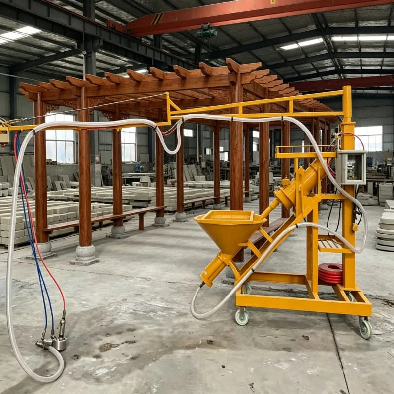 GRC Spray Machine 80L Hopper Electric Cement Sprayer Customized 4.0kw for Tunnel Wall Concrete Lining Plastering Construction