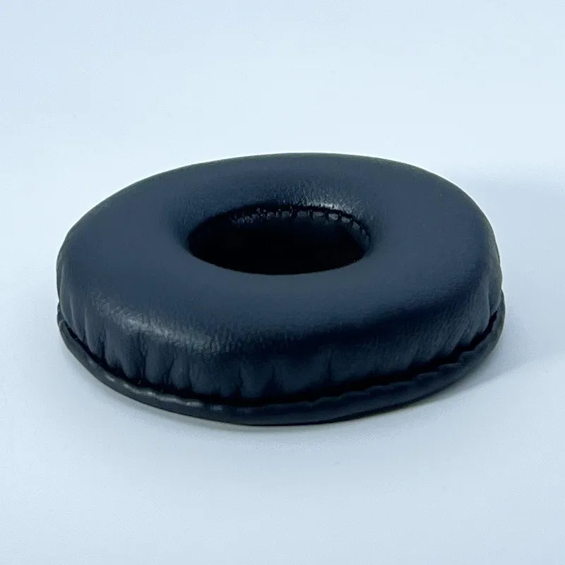 แผ่นรองหูฟังหนังสำหรับ JVC HA-S150 S160หูฟังเปลี่ยนแผ่นรองหูฟังแผ่นรองหูฟังโฟมหมอนหมอนอิงฝาครอบถ้วยสีดำ