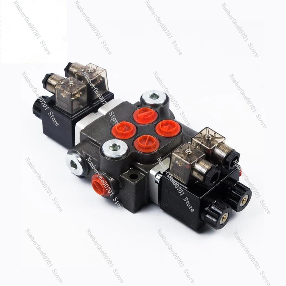 1 2 3 4 5 6 7 8 Spools 40 50 80 100 120 Cc Monoblock Hydraulic Directional electric control valve, Gdv 80 Loader Valve Joystick