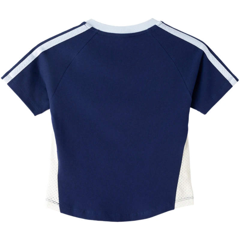 Adidas Women's Sports Short-Sleeve T-Shirt Breathable Running Wear Slim Fit Fashion Top KZ2388