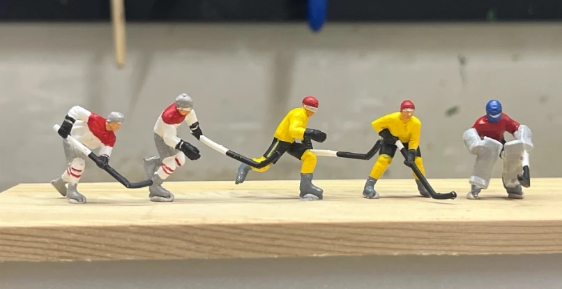 HO 1/87 Geschilderd figuur Politie Verkeersfiguur Hardlopen, Boksen, Marathon Running Action Soldaat Miniatuur Toeristische Groepsfiguur