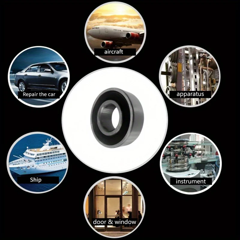 20 ชิ้น MR148ZZ 8x14x4 มม. ตลับลูกปืน x20 ชิ้นสแตนเลสสำหรับเครื่องจักรและเครื่องมือป้องกันสองชั้น