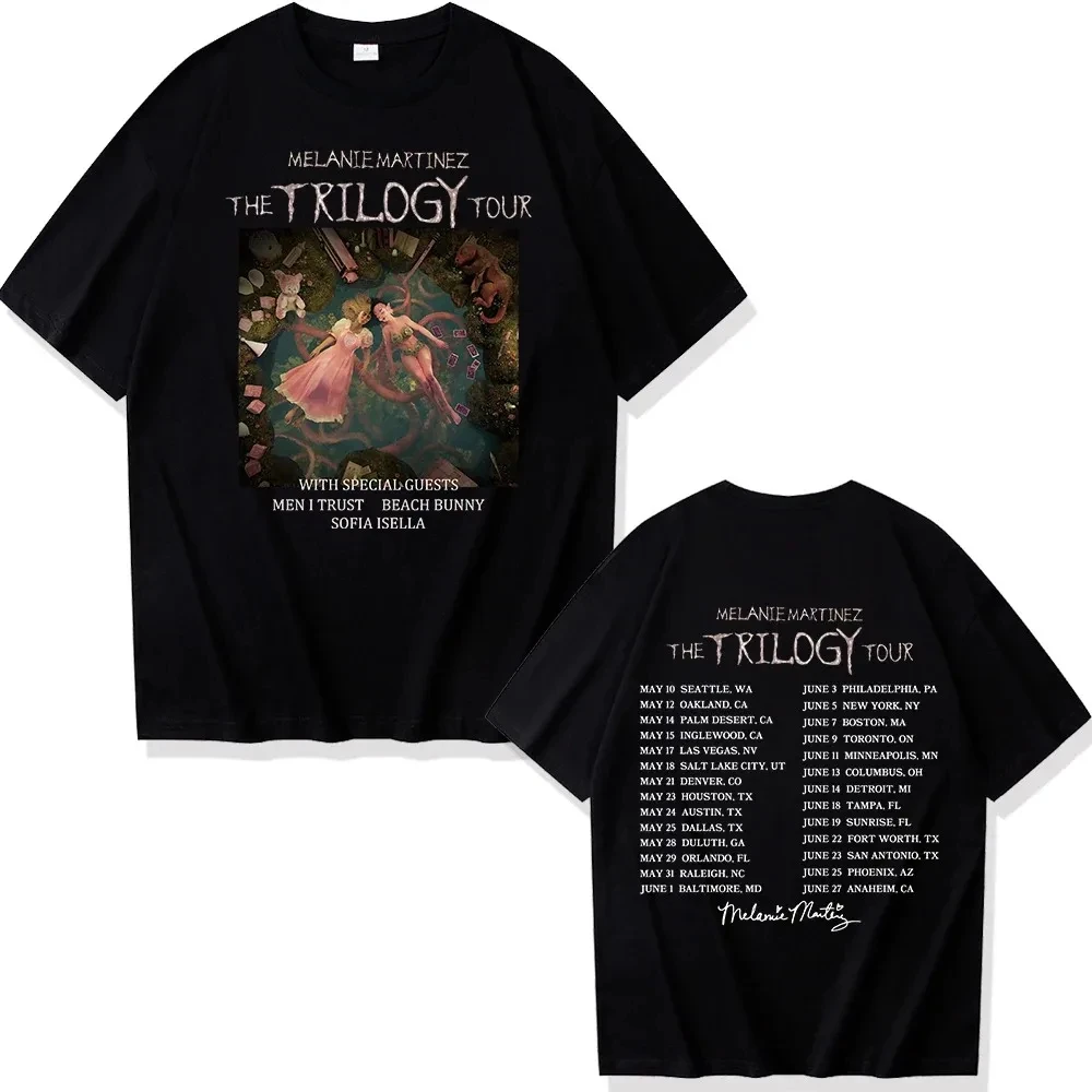 Melanie Martinez The Trilogy Tour T-Shirt Fashion Tee Shirt Hip Hop Cotton Tshirts Men Women Summer Fans Clothng Streetwear Tops