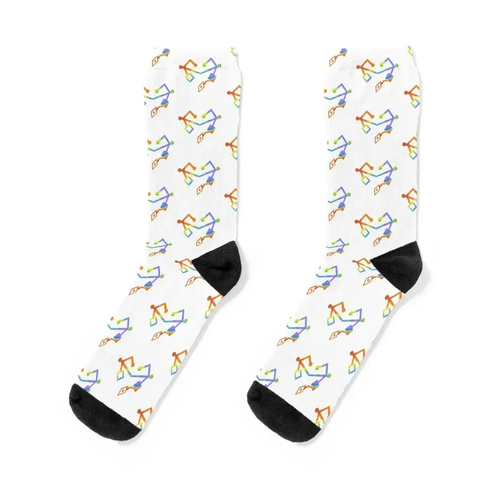 

She Ra Rainbow Heart Marble Socks funny gift man Men's Socks Women's