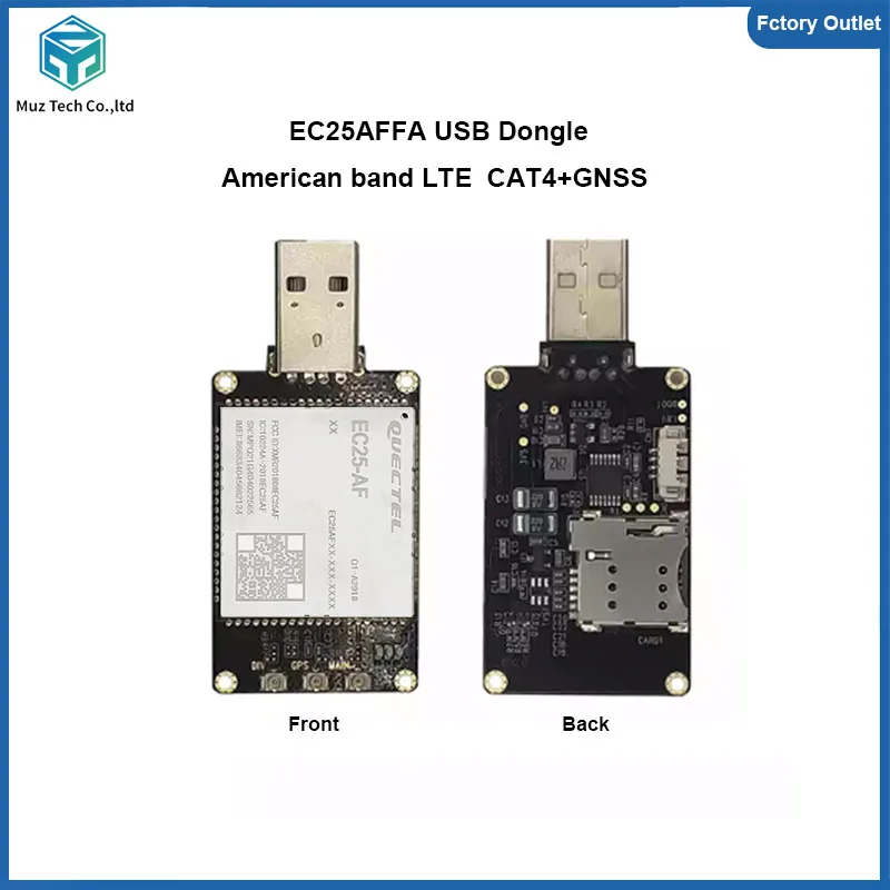 EC25AFFA USB Dongle LTE CAT4 module Support GNSS EC25AFFA-512-SGAS American band breakout kit  with 4G antenna+GPS antenna