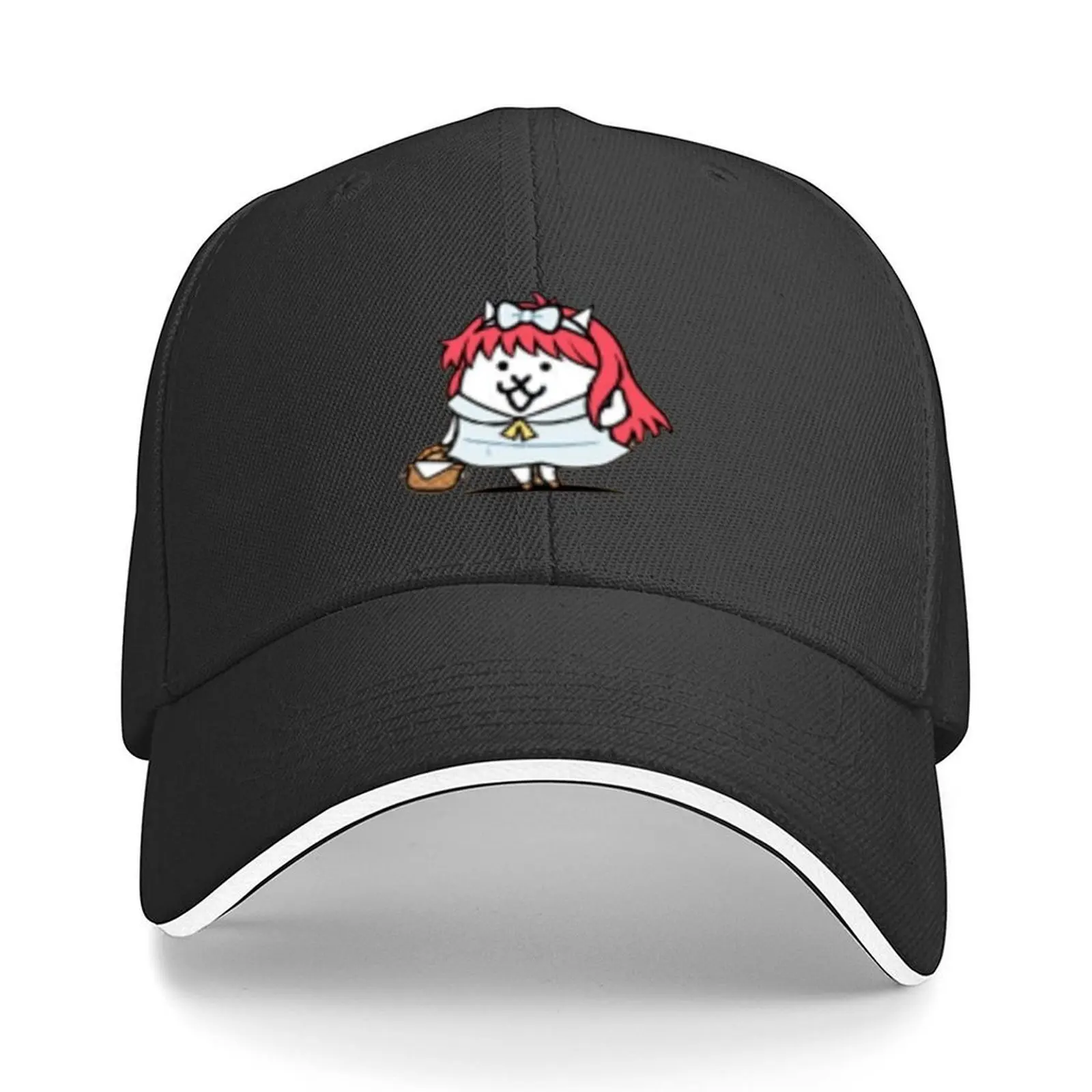 

Secret crush from heartbeat catcademy/ Battle cats Baseball Cap sun hat Beach Outing Anime Custom Cap For Man Women's
