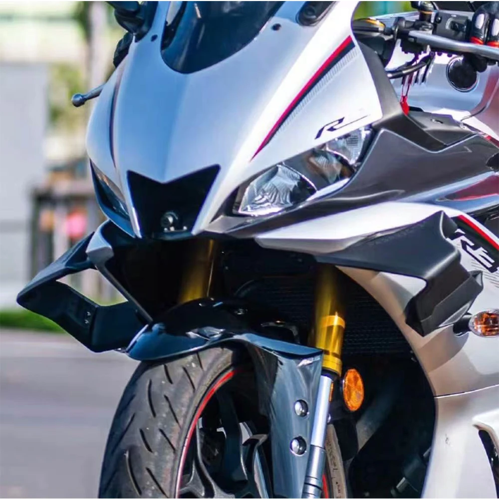 For Yamaha YZF R1 R1M 2015-2024 NEW Motorcycle  Accessorie abs Side spoiler Fairing Fixed wing Spoiler Winglet Ultra light wing