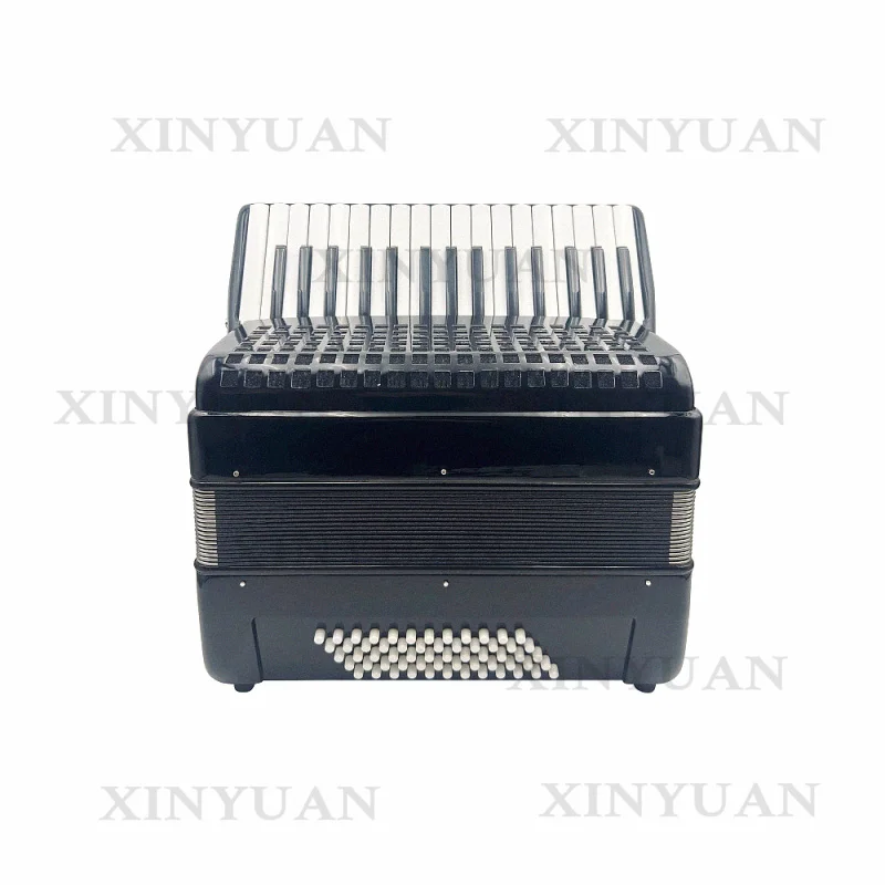 SEASOUND OEM 60 Bass Black Celluloid Piano Keyboard Accordion JP3260 Chromatic Diatonic Instrument Acordeon
